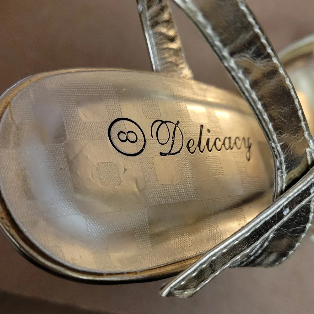 Gold Rhinestone Heels - Picture 6 of 11